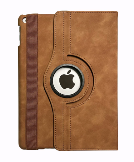  	Casemania Luxe Suédine Draaibaar Case - Samsung Tab A11+/A9+ - Bruin 